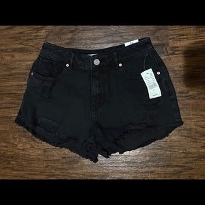 NWT Pacsun High Waisted Distressed Shorts